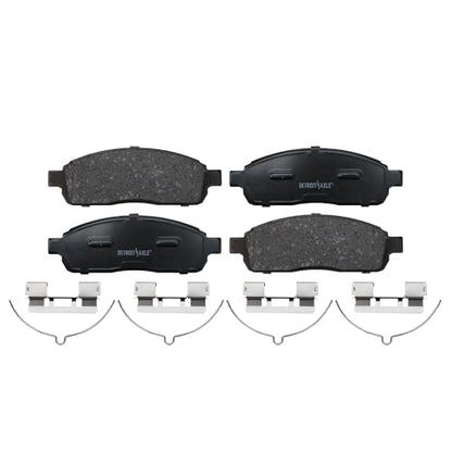 Detroit Axle - 4pc Brake Pads for 2009 Ford F-150, 4 Front and Rear Ceramic - size: 4P280004/Kit
