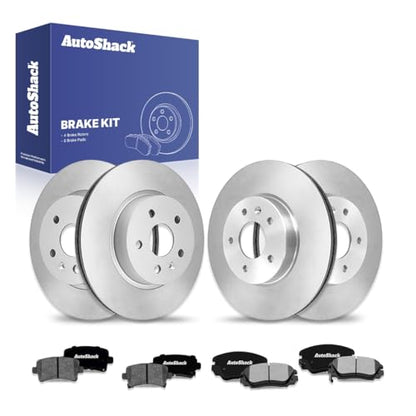 AutoShack Front & Rear Brake Rotors & Ceramic Pads for Chevy Malibu 2015 - style: Brake Rotor & Pad