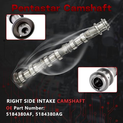 11-16 Pentastar Timing Chain Kit & 4x Camshafts for Engine Overhaul 3.6L
