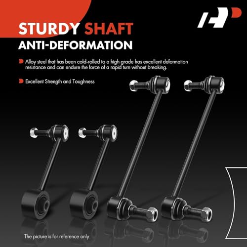 A-Premium Front & Rear Sway Bar Link Stabilizer Bar End Link Kit
