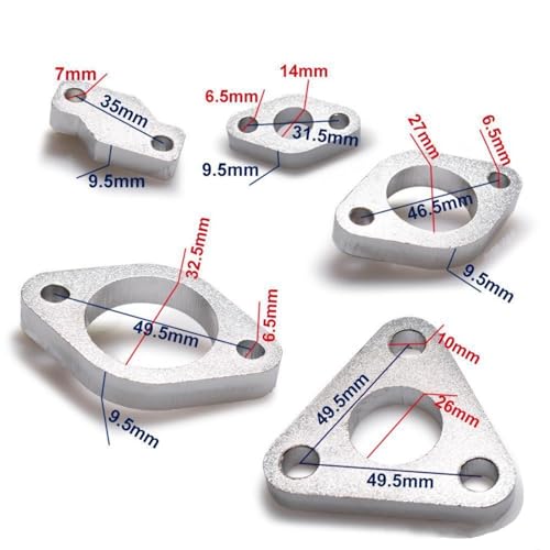 Mild Steel RHB31 VZ21 Turbo Flange Kit 7-Piece Complete Set
