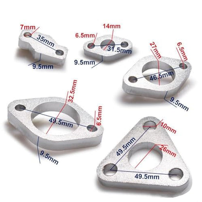 Mild Steel RHB31 VZ21 Turbo Flange Kit 7-Piece Complete Set