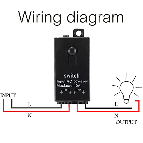 Wireless Lights Switch,110V/120V/240V /10A Relay,Mini Remote Switch. - color: 110V-240V Mini Remote switch-10A