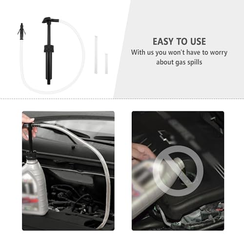 IHOTDER Transmission Fluid Transfer Pump Automotive,Hand Oil Transfer Pump for Quart Bottles,Universal Oil Extractor Pump Automotive Accessories for Most Cars Trucks SUVs