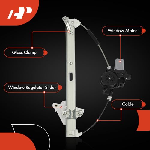 A-Premium Front Driver Side Power Window Regulator with Motor (6-Pin)