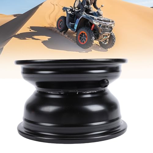 19x7-8, 8 Inch ATV Front Wheel Rim, High Strength Steel Rim Hub with 4 Holes for Go Kart, Quad, Dirt Bike, Buggy, Ride On Mower, Designed for a Wide Range of Vehicles