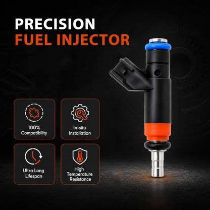 Fuel Injectors Compatible with Hemi 5.7L 6.1L Compatible with 2011-2018 Ram 1500 2500 3500 2006-2019 Dodge Charger 2009-2019 Durango 2005-2008 Magnum 2006-2019 Jeep Grand Cherokee OEM# FJ732