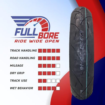 FULL BORE M1 190/55ZR17 Rear Motorcycle Tire Radial 190/55-17