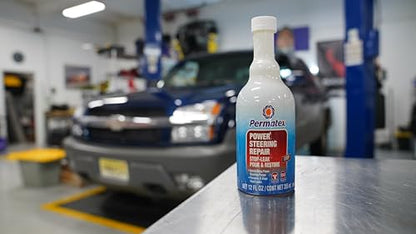 Permatex 30303 Power Steering - Stop Leak, 12 fl oz, Effectively Stops Power Steering System Leaks While Revitalizing Seals and O-Rings - style: Power Steering