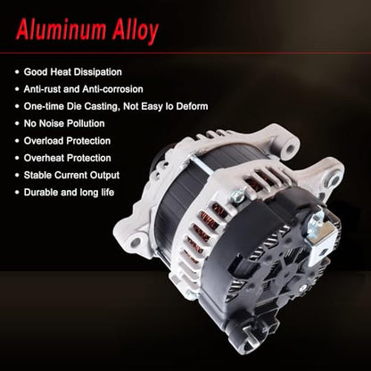 Alternator compatible with 2017 2018 2019 2020 Fit - size: 2017-2020 Fit