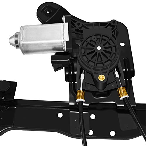 741-579 Rear Right Passenger Side Power Window Regulator with Motor - size: Rear Right