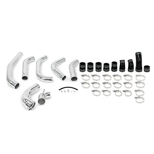 Mishimoto MMINT-F35T-15KPBK Performance Intercooler Kit Compatible With Ford F-150 3.5 EcoBoost 2015+ Black - color: Black Cooler, Polished Pipes