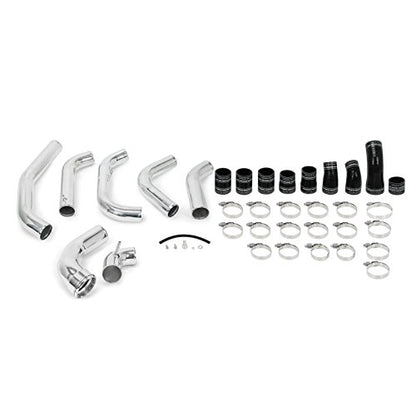 Mishimoto MMINT-F35T-15KPBK Performance Intercooler Kit Compatible With Ford F-150 3.5 EcoBoost 2015+ Black - color: Black Cooler, Polished Pipes