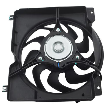 OYEAUTO Radiator Cooling Fan Assembly 620650 Compatible with 1997 1998 1999 2001 Jeep Cherokee 4.0L
