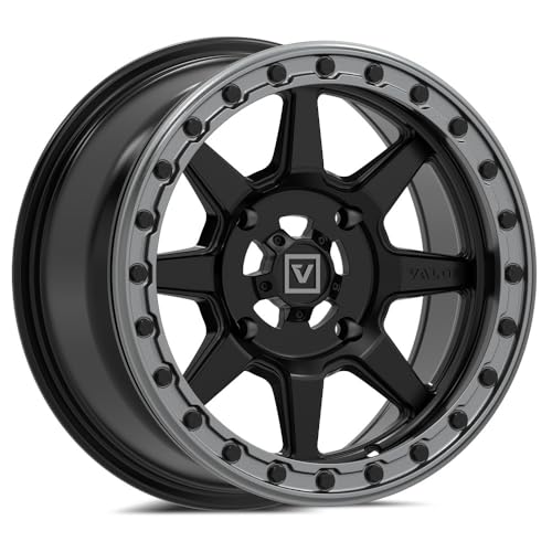 15x7 Valor Offroad V13 Satin Black BEADLOCK UTV Wheel 4x156 (10mm)