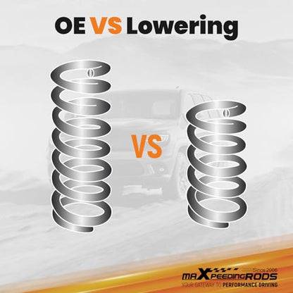 maXpeedingrods 1” Front Lowering Spring for Chevy C10/GMC C15 1963-1987 - size: 1" Front Drop