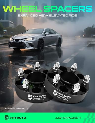 YHTAUTO 5x4.5 Hub Centric Wheel Spacers 1.5 Inch for Ford, Lincoln - size: 1.5 Inch Thickness, style: 2 PCS