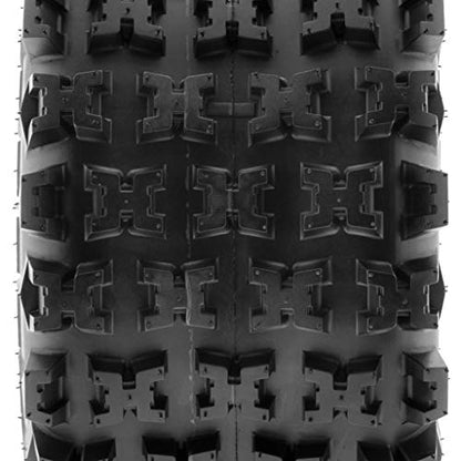 SunF ATV Tires 18x10.5-8 18x10.5x8 Sport Race Knobby 6 PR Tubeless - A027 - size: 18x10.5-8