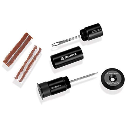 Granite Stash Tubeless Flat Tire Repair Kit (Black) - color: Black