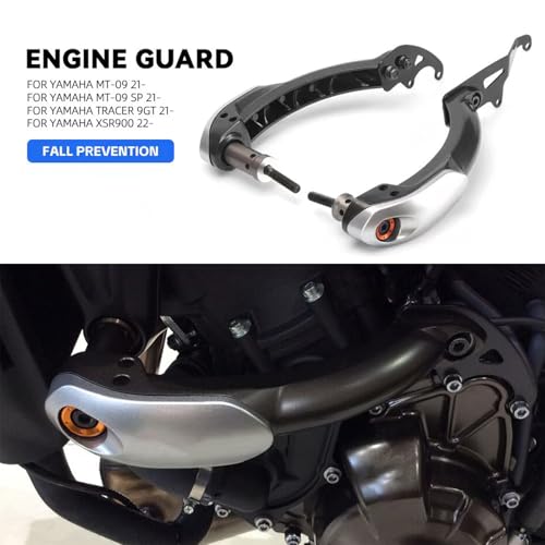 Motorcycle Frame Sliders for YAMAHA MT-09 MT09 SP TRACER 9 GT 9GT XSR900 XSR 900 Axle Slider Engine Anti Falling Crash Protector Guard Bar CNC Aluminum Frame Slider Kit