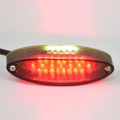 Motorcycle Tail Light, ATV Brake License Plate Rear Lights (Smoke) - color: Smoke