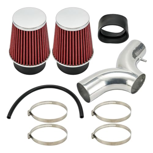 PHILTOP 3.5" Cold Air Intake Kit for 1999-2004 Jeep Grand Cherokee 4.7L,Red - color: Red, size: 1999-2004 Grand Cherokee