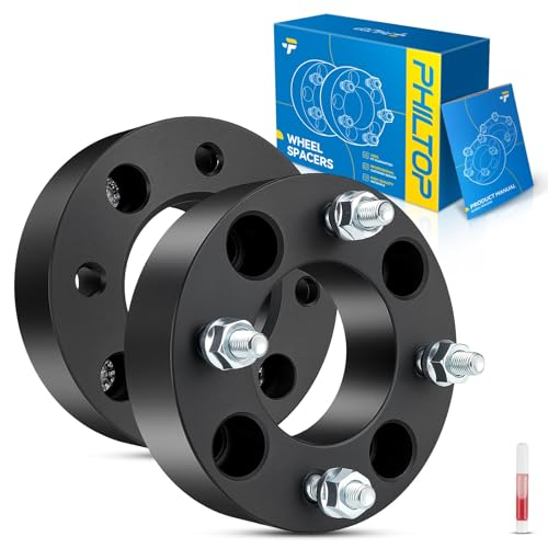 PHILTOP 4x110mm Lug-Centric ATV Wheel Spacers 1.5" for Traxter 500 4x4 Auto - color: Black, size: 4x110mm-74.1mm-M10x1.25-1.5"-2pcs