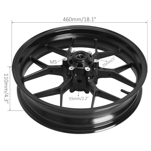 Wheel Rim Hub Set for CBR1000RR (2008-2015) - Front and Rear