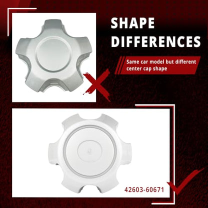 RTrhinotuning 6 in Wheel Center Caps for 1992-1996 Land Cruiser 4260360200