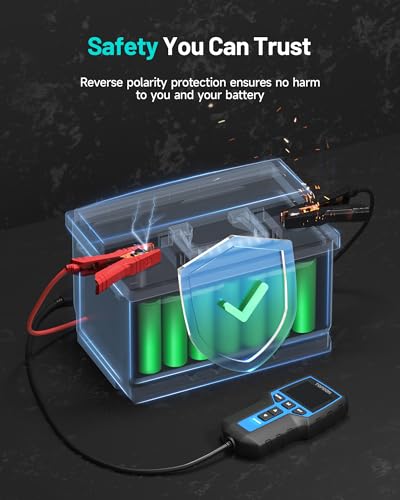 TOPDON BT200 Car Battery Tester, 12V/24V, 100-2000 CCA Load Tester
