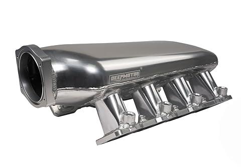 LS1 LS2 LS6 102mm High-Ram EFI Intake Manifold – Sheet Metal Style Race Intake w/Fuel Rails & Large Plenum - color: Silver