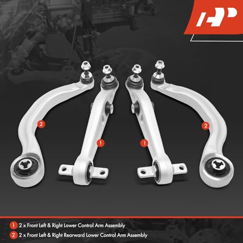 A-Premium Front Forward Rearward Lower Control Arm Kit, with Ball Joint