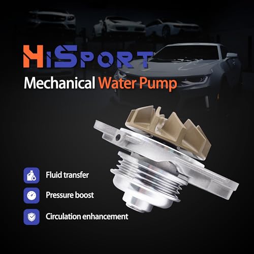 HiSport 9L8Z8501A Engine Water Pump with Gasket