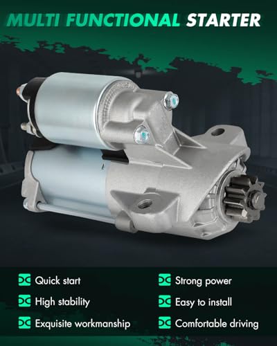 SCITOO Starter Fit For Ford Flex 2009-2019 V6 3.5L 6692N - style: 1-06692