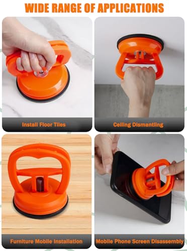 Dent Puller, 3PCS Car Dent Puller Kit, Heavy-Duty Suction Cup Dent Removal Tool, Auto Body Repair Set, Powerful Scratch-Free Dent Lifter for Cars, Trucks, Glass & Furniture