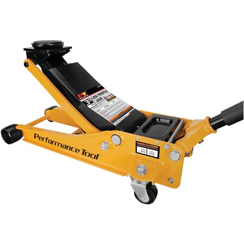 Performance Tool W1645 3.5 Ton Low Profile Swiveling Floor Jack - style: 3-1/2 Ton (7,000 lbs) Low Profile