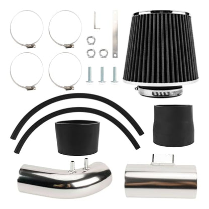 PHILTOP 3" High-Flow Cold Air Intake Kit for 2004-2007 Accord 2.4L, Black