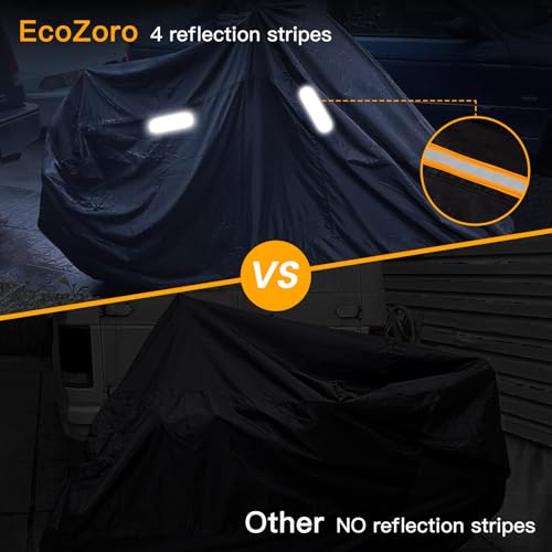 300D Heavy Duty Motorcycle Cover Waterproof Outdoor Storage - size: XL = 108" x 42" x 50"