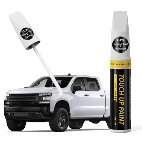 (Iridescent Pearl/White Frost (G1W) Car Touch Up Paint for GMC - color: Iridescent Pearl/White Frost (G1W) for 2025 Sierra/2024 Sierra/2023 Sierra/2025 Sierra EV/2025 YUKON & YUKON XL/2024 YUKON & YUKON XL/2026 HUMMER EV PICKUP/2025 HUMMER EV PICKUP/2024