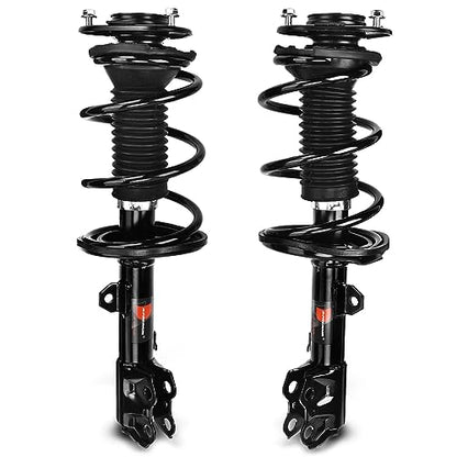 A-Premium Front Complete Strut Assemblies with Coil Springs, Set of 2