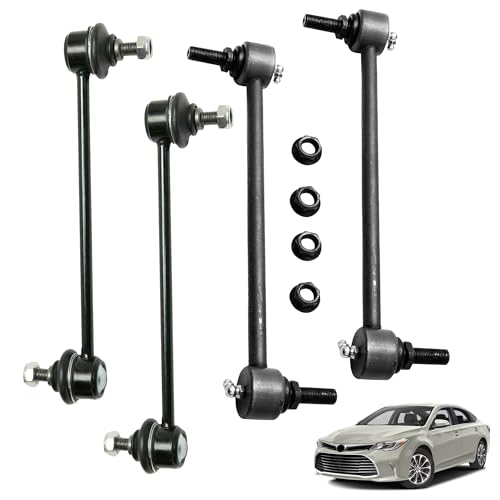Front&Rear Stabilizer Sway Bar End Link Fit for 2001-2013 Highlander | 2002-2006 Camry | 2009-2015 Venza | 2002 2003 ES300 | 2004-2006 ES330 | 2004-2005 RX330 4pcs K90344 K90345 - size: K90344 K90345
