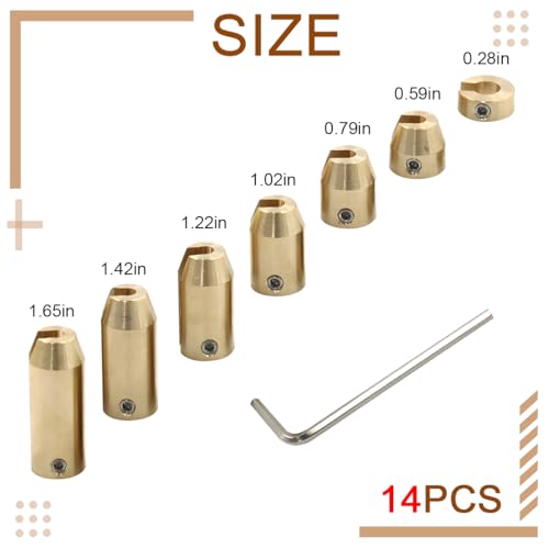 Motorcycle Wheel Weights Refill Kit,Brass Tire Spoke Balance Weights Refill Sets with 1 Wrench, Motorbike Tire Accessories, Compatible with Super Moto or Other Spoked Wheels (14PCS) - size: 14PCS