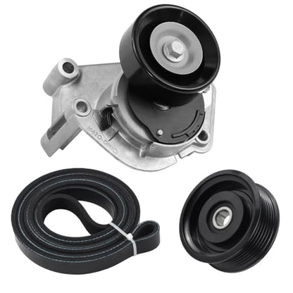 Drive Belt Idler Pulley Kit Compatible with 98-09 Toyota Lexus