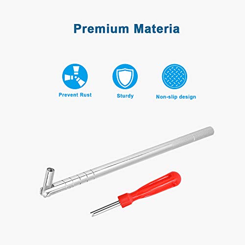 Riseuvo Tire Valve Stem Puller and Installer Tool Kit for Cars, Trucks