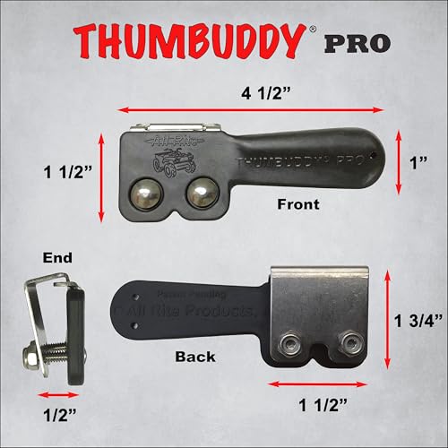 Thumbuddy Pro ATV Throttle Extender - Model TB2 Black - size: One Size