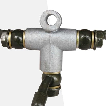 GOOFIT Front Disc Brake Master Cylinder Hydraulic Caliper Assembly with Rear Disc Brake Pad Replacement for Chinese 110cc 125cc 150cc 200cc 250cc ATV Four Wheeler Doom Buggy Quad Bikes
