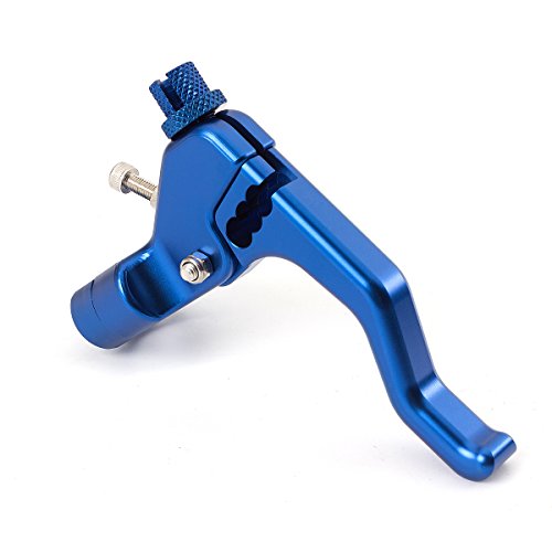 PROCNC Universal Performance Short Motorcycle Clutch Lever Fit for Most Street Bikes Motorcycles TL1000R 1998-2003 SV1000/S 2003-2010 GSX-R1000 2005-2006 GSX-R600 2006-2010 - color: Blue