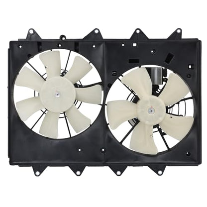 TRQ Radiator Dual Cooling Fan Assembly - style: RFA73762