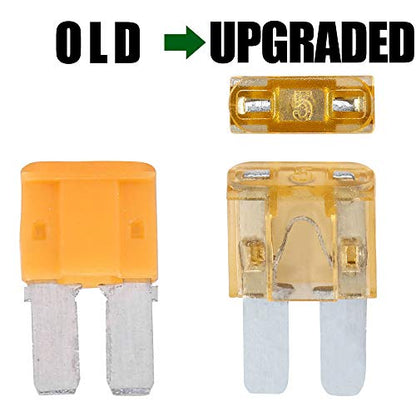 140 Pack Micro 2 Fuse Kit Automotive Assorted, Upgraded Micor II Blade Fuse