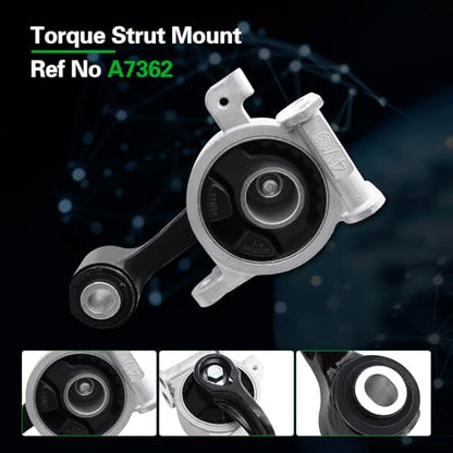 Engine Motor Mount and Transmission Mount kit Compatible with Altima - size: A4355HY A4365HY A4356HY A7362 A7363